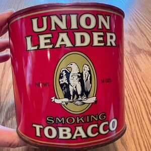 Vintage Union Leader Tobacco Tin